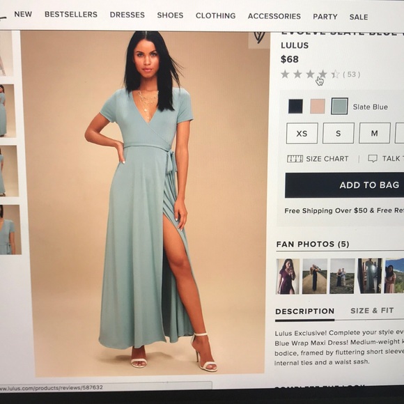 light blue wrap dress maxi